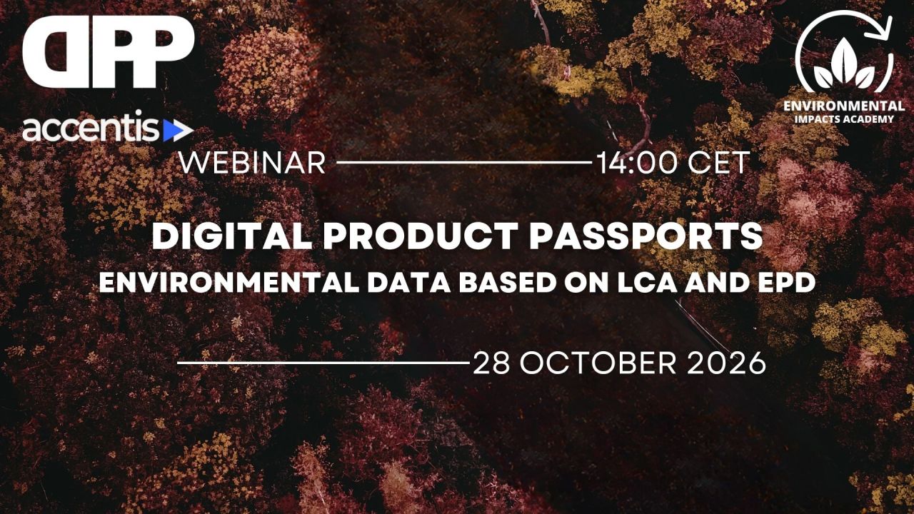 Digital Product Passports - Environmental Data based on LCA and EPD