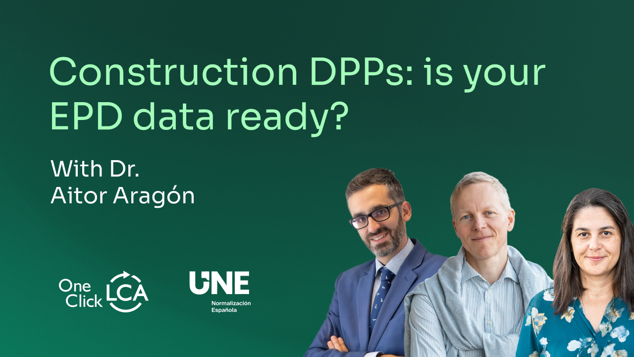 Construction DPPs: is your EPD data ready?